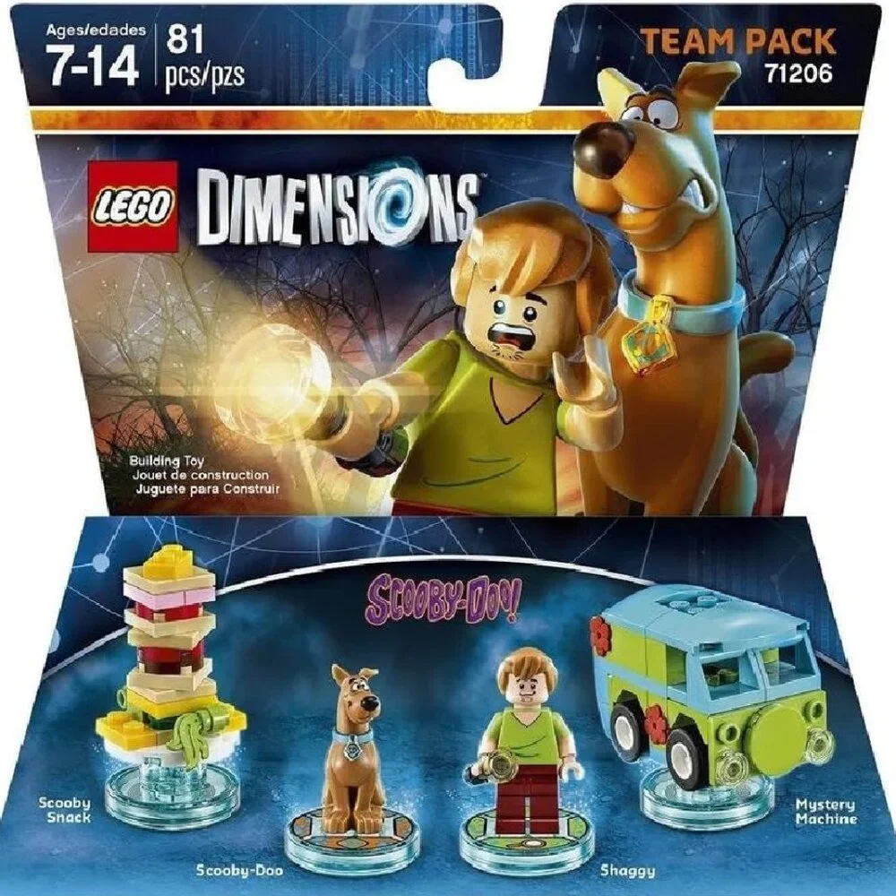 Scooby-Doo Team Figure Pack #71206 LEGO Dimensions COMPLETE *NO BOX*